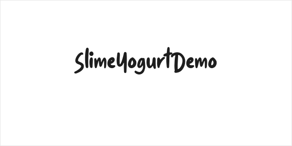 SlimeYogurtDemo Logo