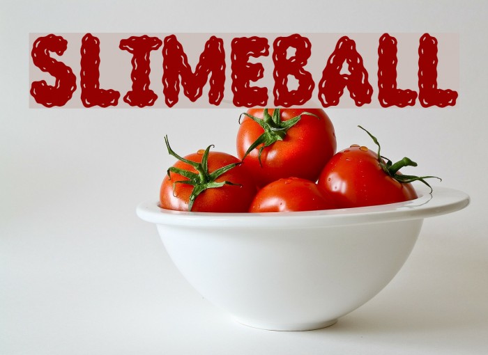 Slimeball Font examples