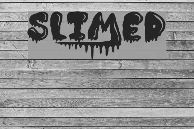 Slimed Font examples