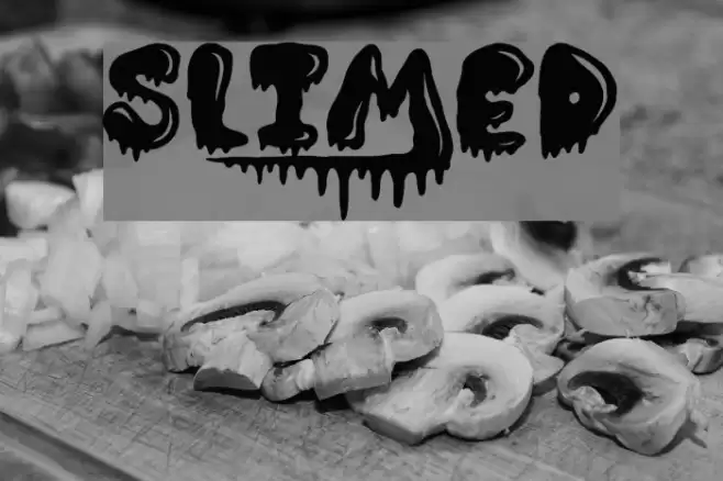 Slimed Font examples