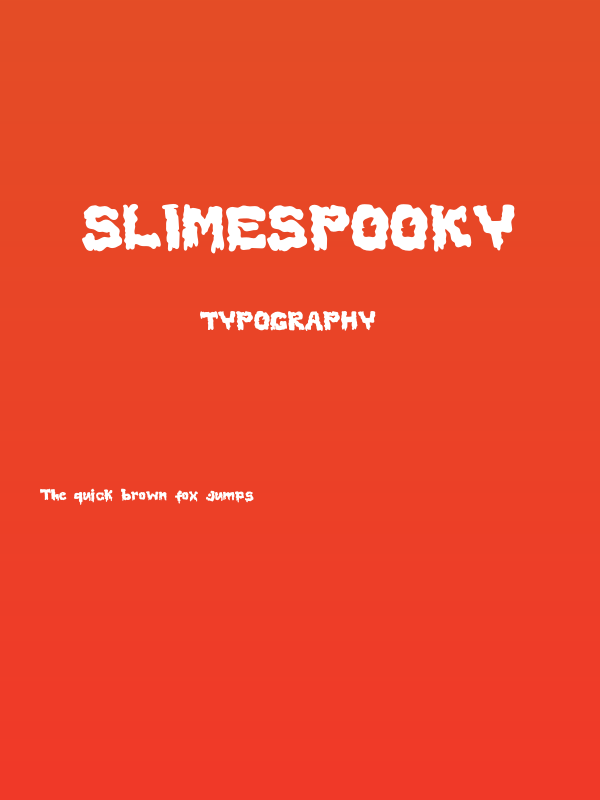 Slimespooky Poster