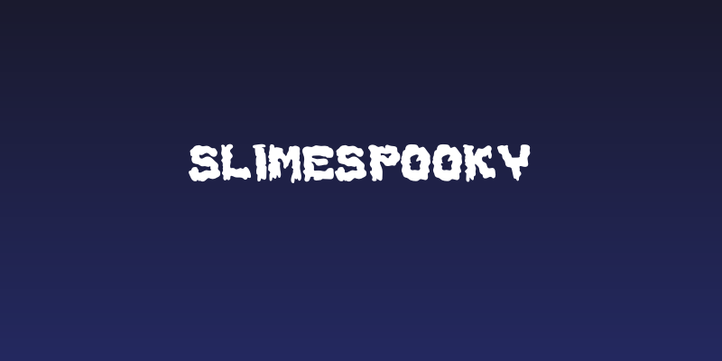 Slimespooky Social Header