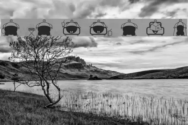 Slimfast Font examples