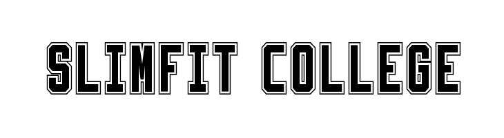 Slimfit College Font