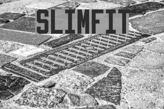 Slimfit Font examples