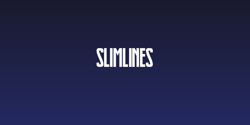 Slimlines Social Header