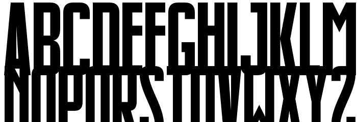 Slimlines Font LOWERCASE