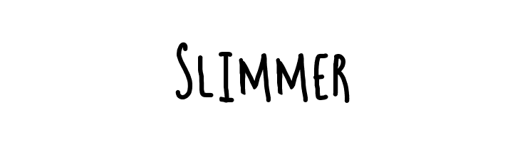 Slimmer  font caratteri gratis