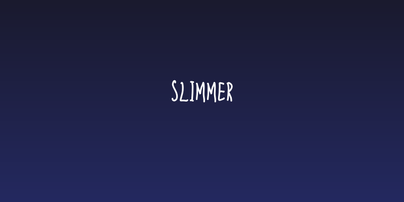 Slimmer Social Header