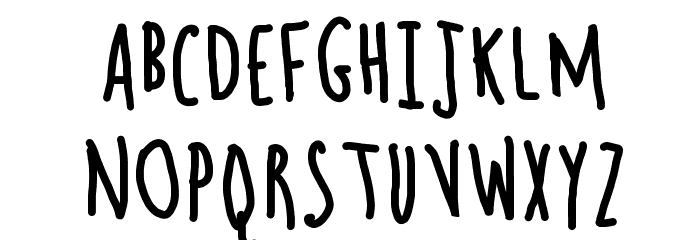 Slimmer Font LOWERCASE