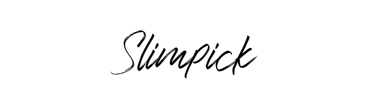 Slimpick  font caratteri gratis