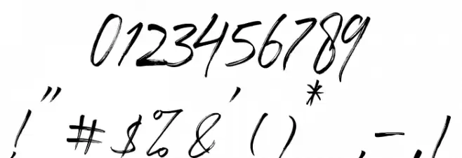 Slimpick Font OTHER CHARS