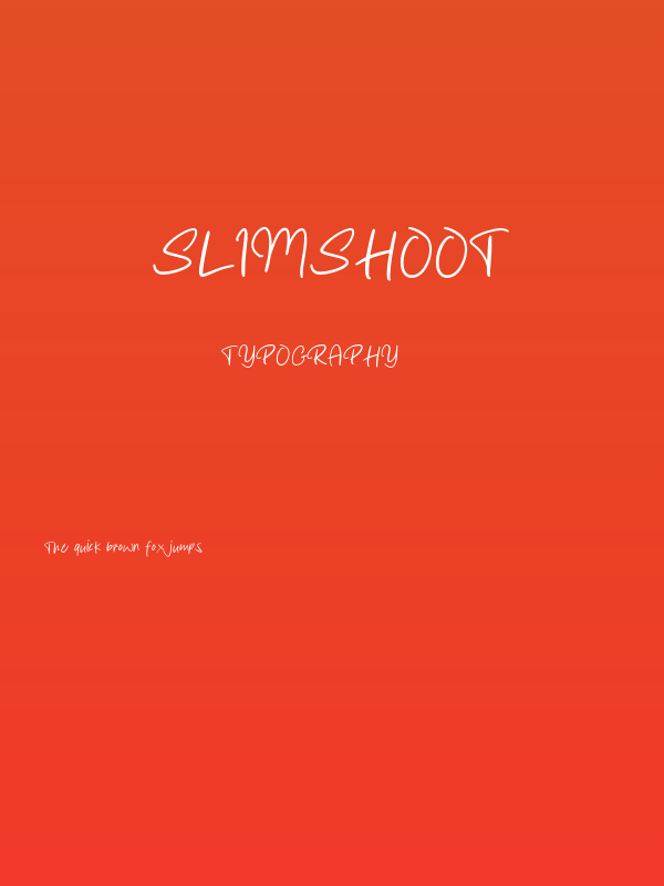 Slimshoot Poster