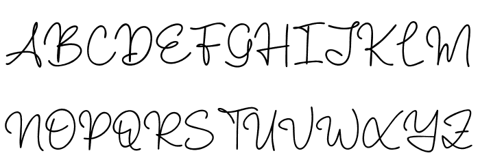 Slimthy Font UPPERCASE