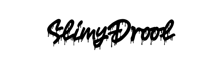 Slimy Drool  नि: शुल्क फ़ॉन्ट्स डाउनलोड