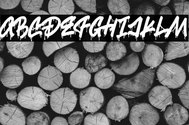 Slimy Drool Font examples