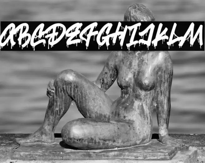 Slimy Drool Font examples