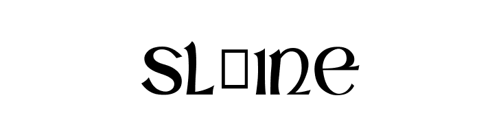 Sláine フォント