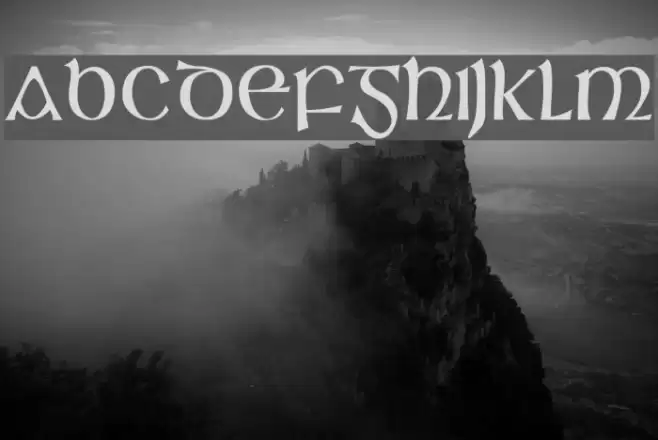 Sláine フォント examples