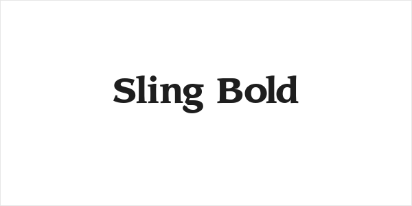 Sling Bold Logo