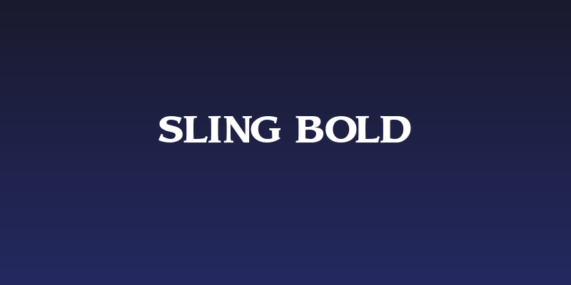 Sling Bold Social Header