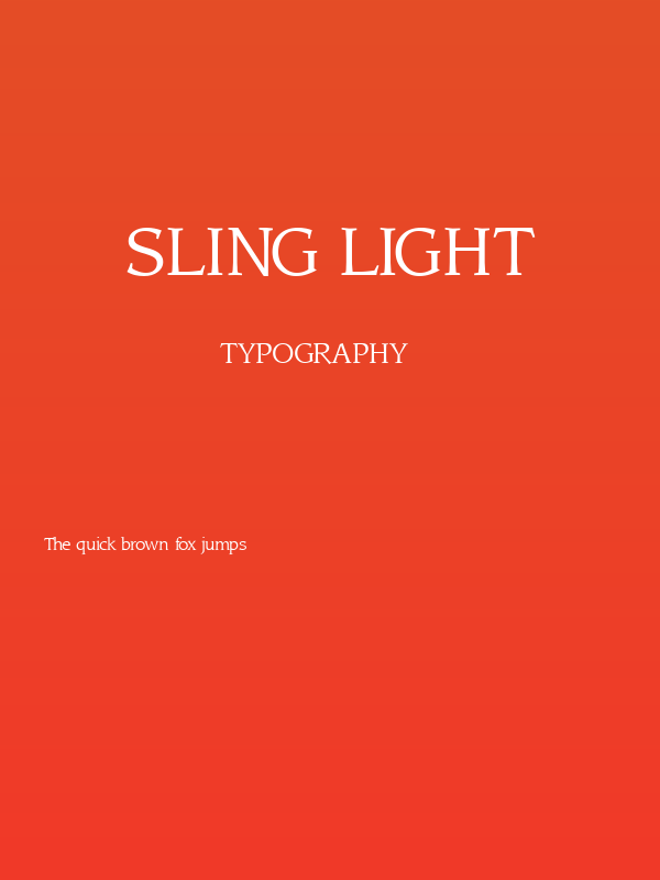 Sling Light Poster