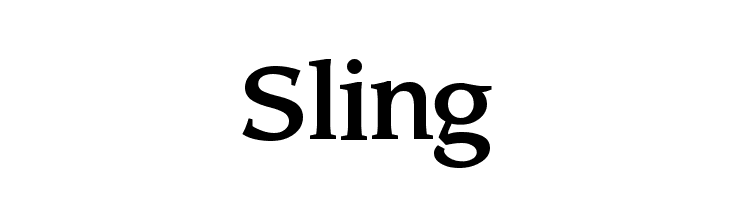Sling Font