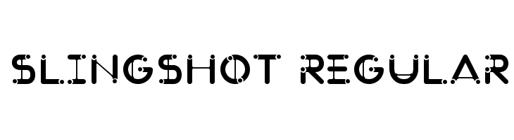 SlingShot Regular  Скачать бесплатные шрифты