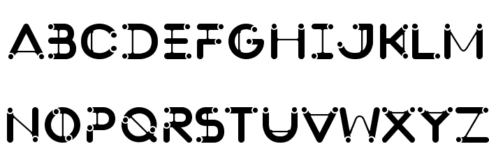 SlingShot Regular Font LOWERCASE