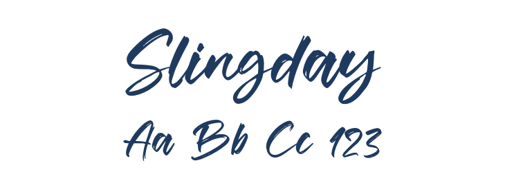 Slingday Font Preview