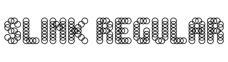 Slink Regular フォント