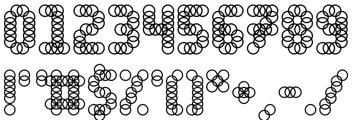 Slink Regular Font OTHER CHARS