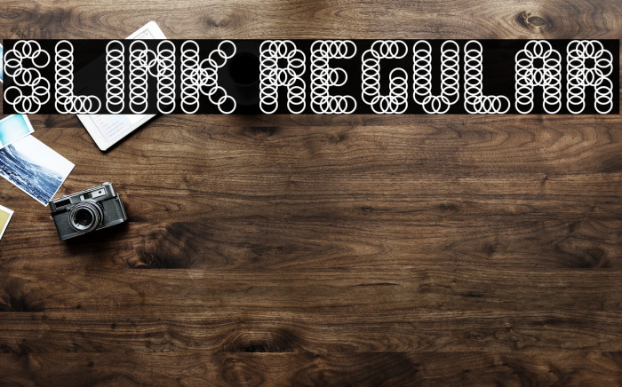 Slink Regular Font examples
