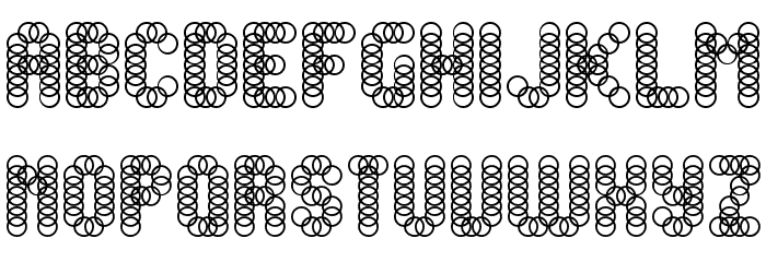 Slink Regular Font LOWERCASE