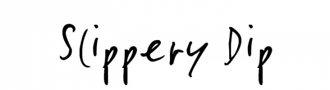Slippery Dip  Frei Schriftart Herunterladen