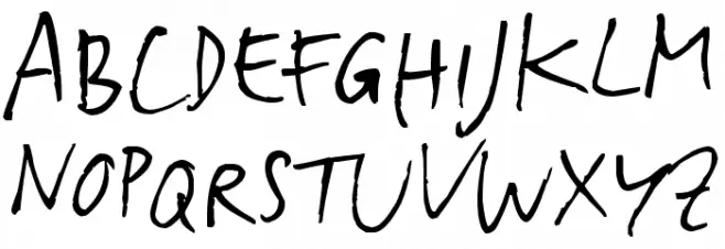 Slippery Dip Schriftart Groß