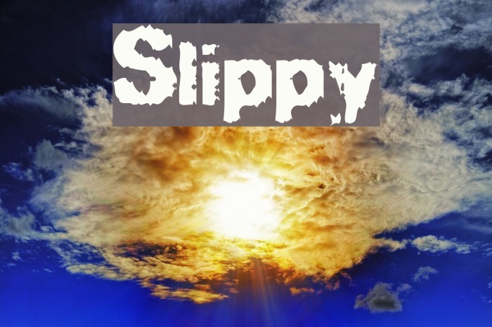 Slippy Font examples