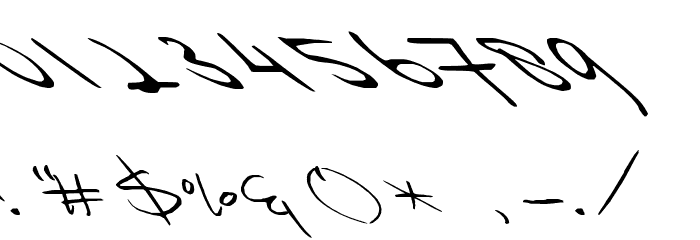 Slipstream Sweetheart Font OTHER CHARS