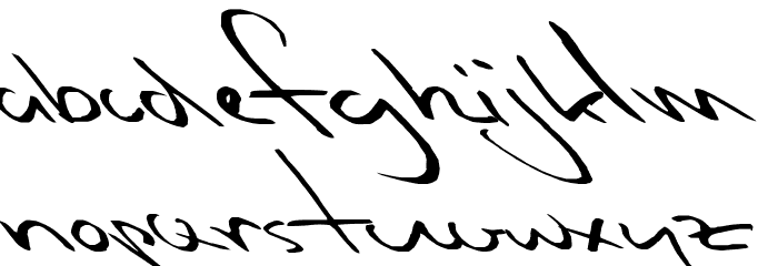 Slipstream Sweetheart Font LOWERCASE