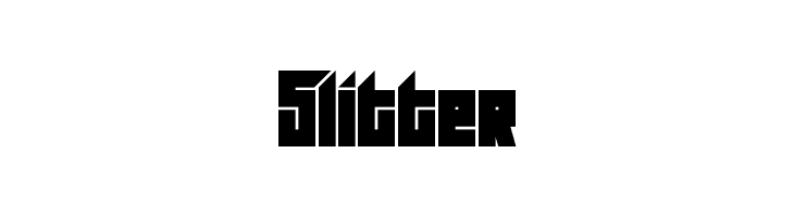 Slitter Font