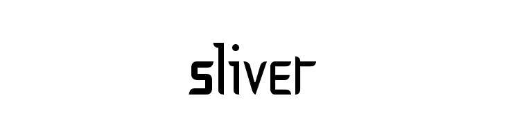 Sliver  font caratteri gratis