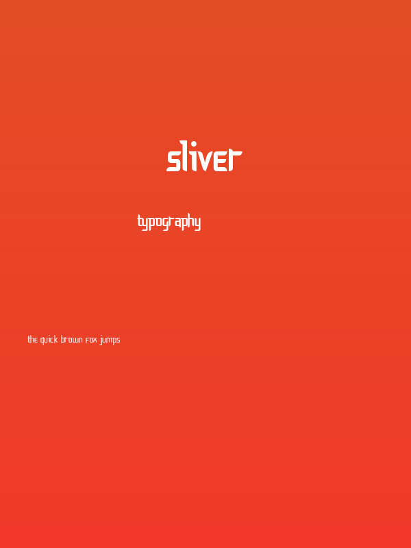 Sliver Poster