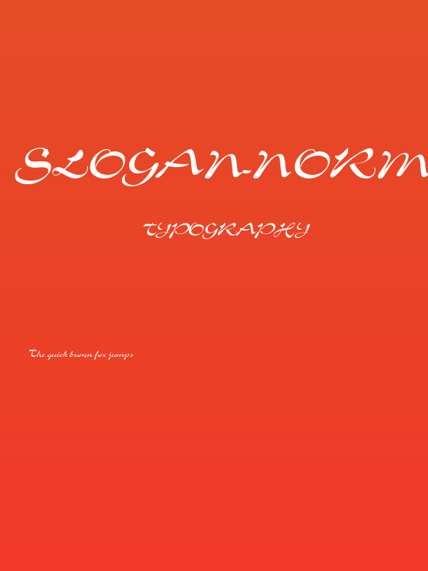 Slogan-Normal Poster