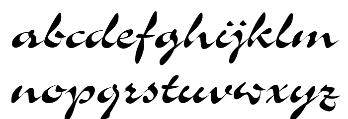Slogan-Normal Font LOWERCASE