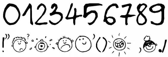 Sloneczko Font OTHER CHARS