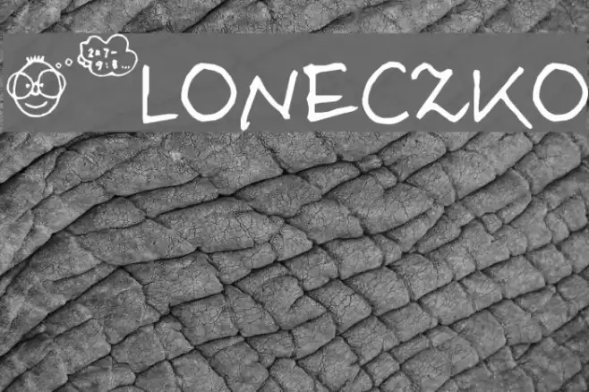 Sloneczko Font examples