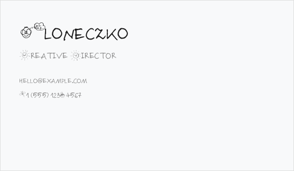 Sloneczko Business Card