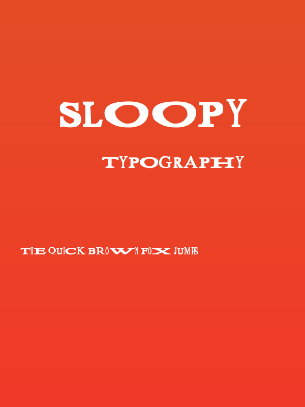 Sloopy Poster
