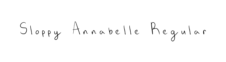 Sloppy Annabelle Regular  Frei Schriftart Herunterladen