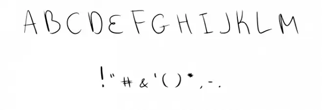 Sloppy Annabelle Regular Font OTHER CHARS